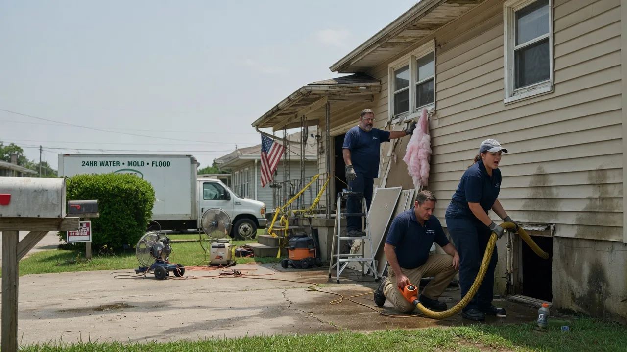 Water Damage Repair in New Athens, OH near me